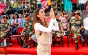 Kiara Advani Tribute Soldiers at Wagah Border