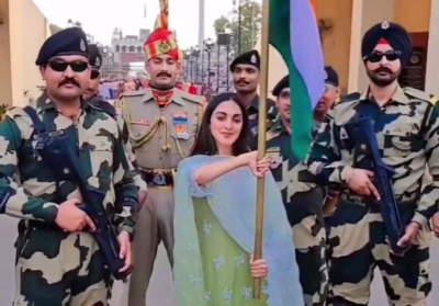 Kiara Advani Tribute Indian Soldiers at Wagah Border