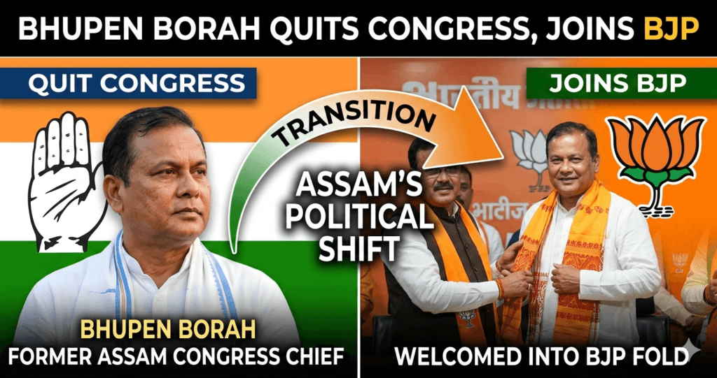 Bhupen Borah Quits Congress