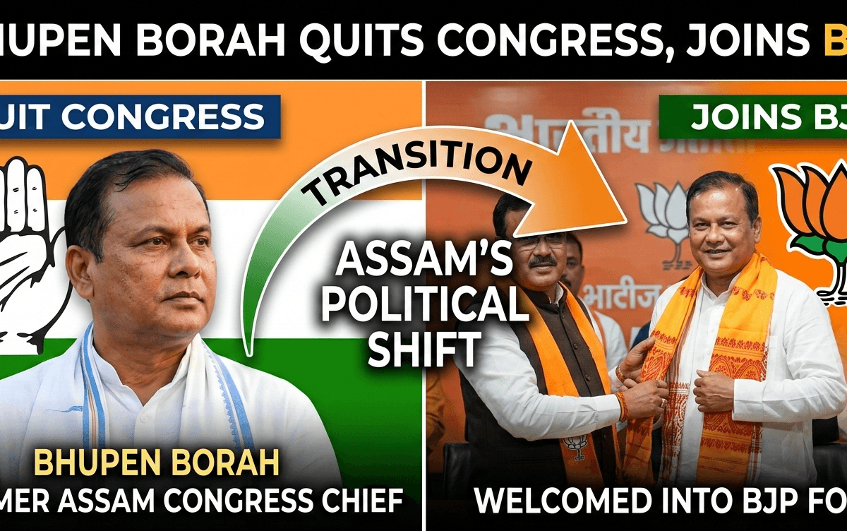Bhupen Borah Quits Congress